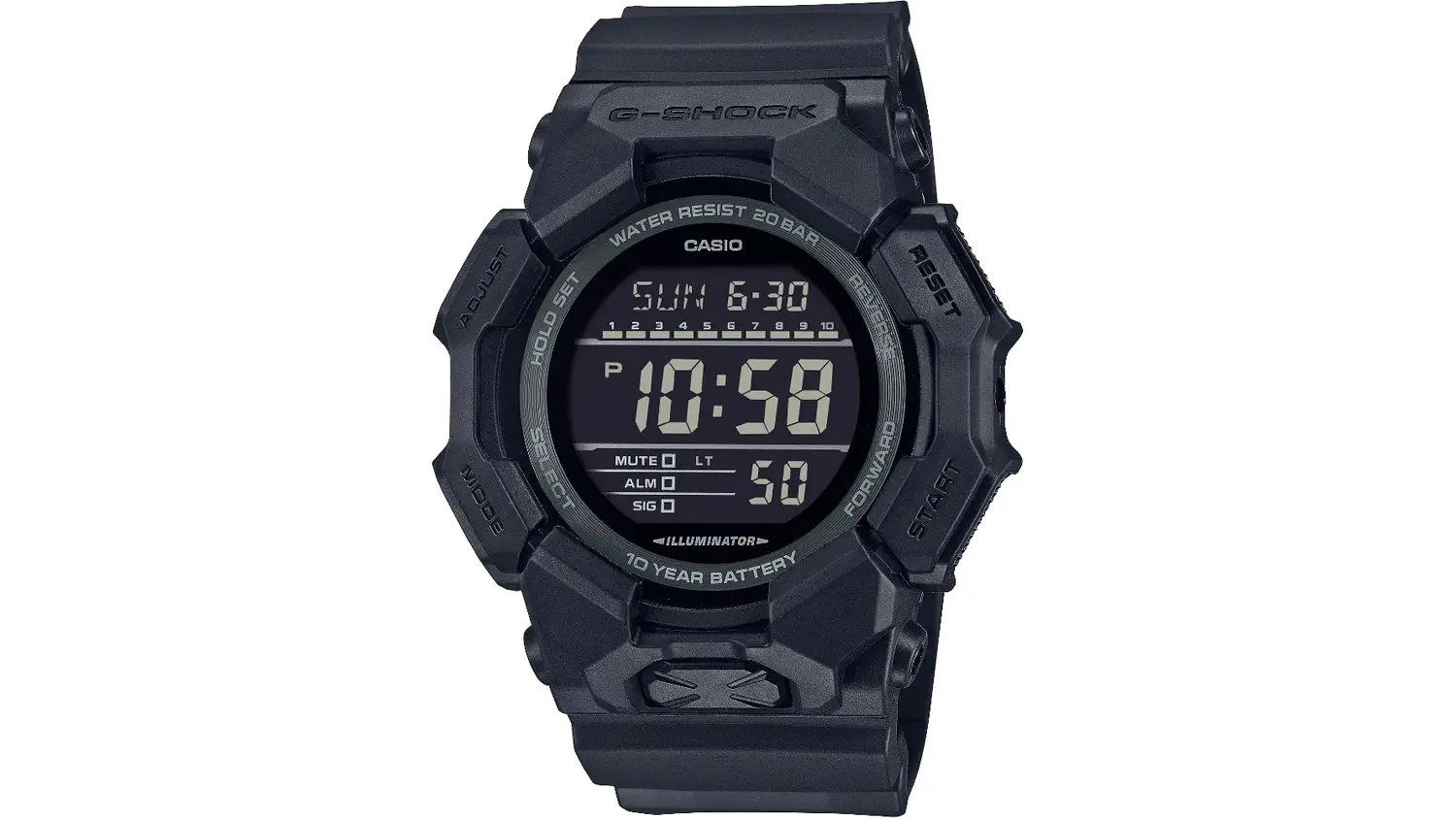 N&aacute;ramkov&eacute; hodinky Casio G-SHOCK GD-010-1A1ER