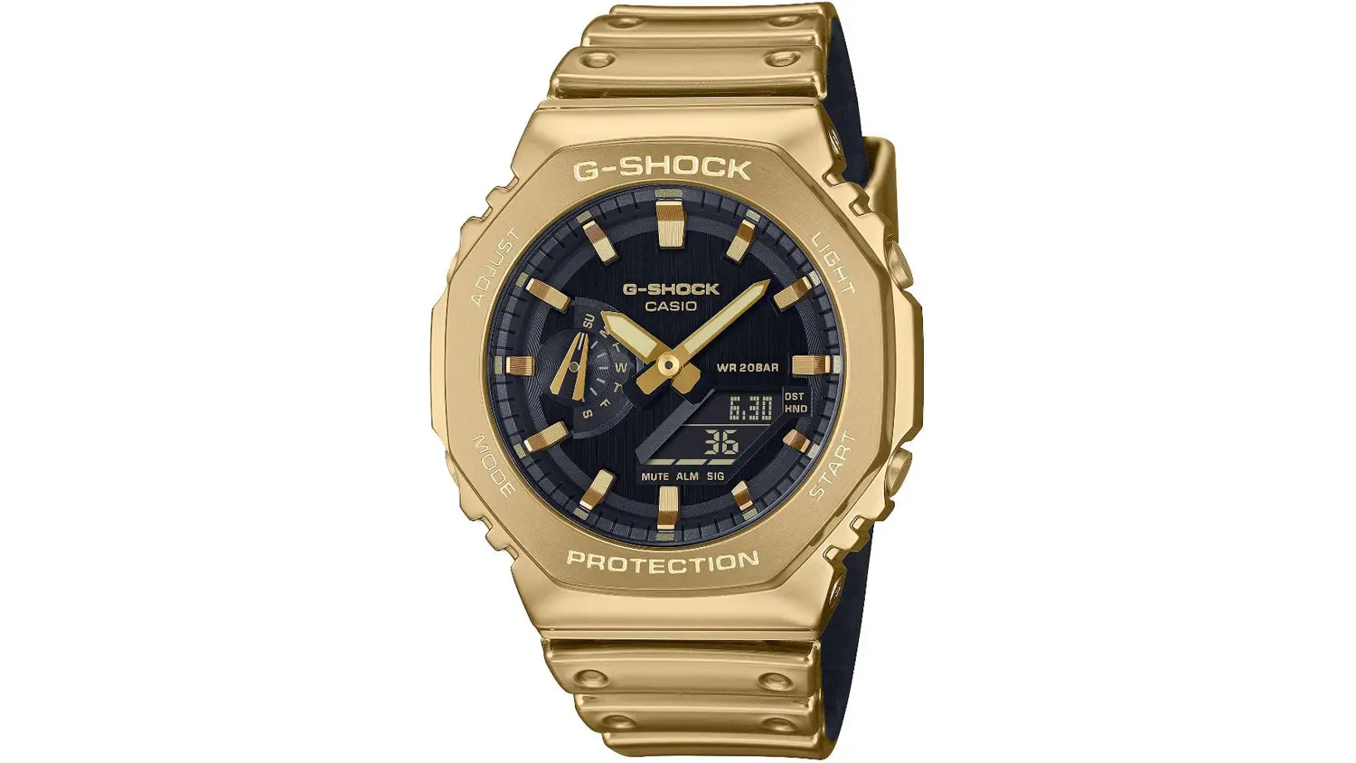P&aacute;nske n&aacute;ramkov&eacute; hodinky Casio GM-2100YMG-9AER
