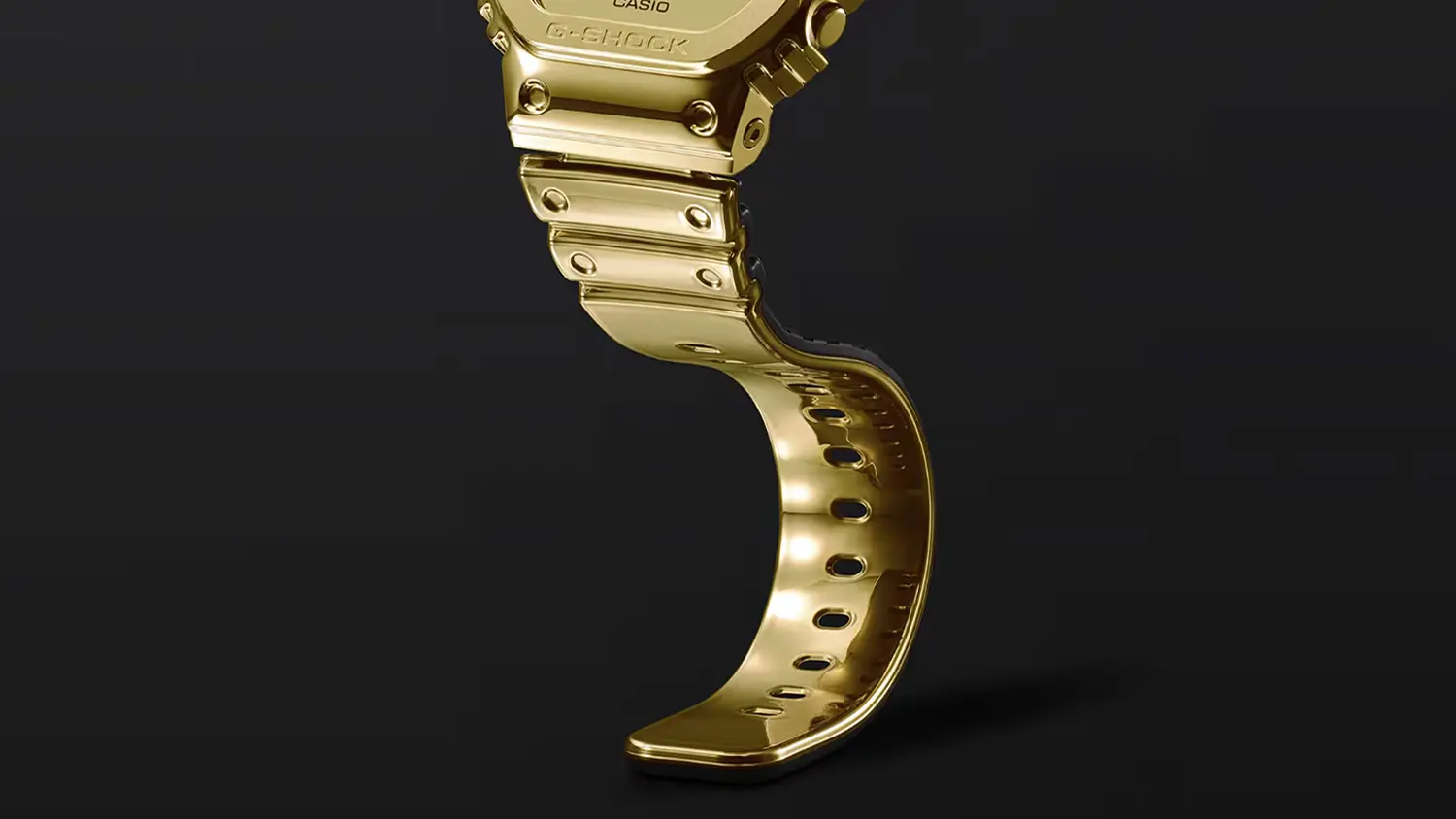 Flexibilní řemínek pánských hodinek Casio GM-5600YMG-9ER G-SHOCK