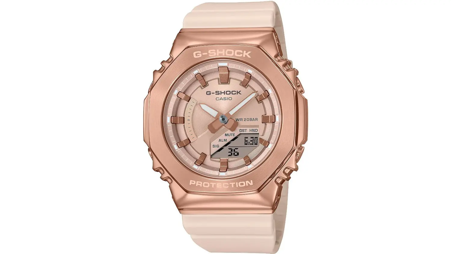 Hodinky Casio GM-S2110PG-4AER G-SHOCK v barvě růžového zlata