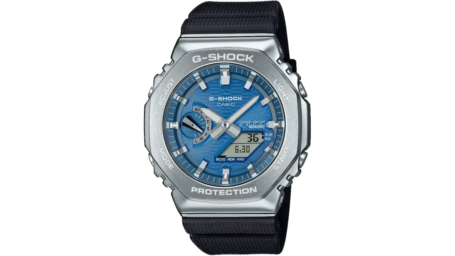 Hodinky Casio GBM-2100A-2BER na bielom pozad&iacute;