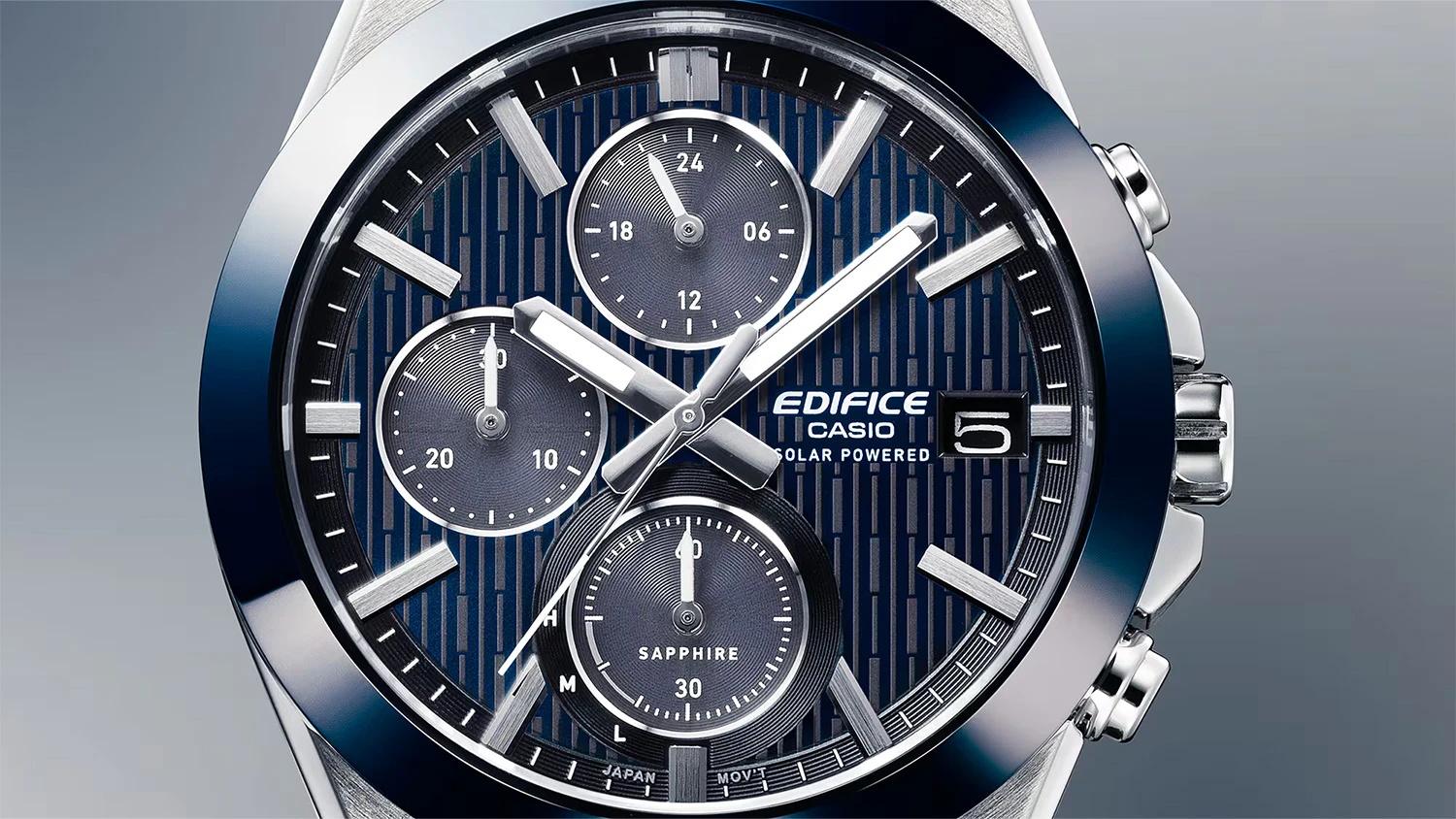 Detail na subciferníky hodinek Casio EFS-S650D-2AEF