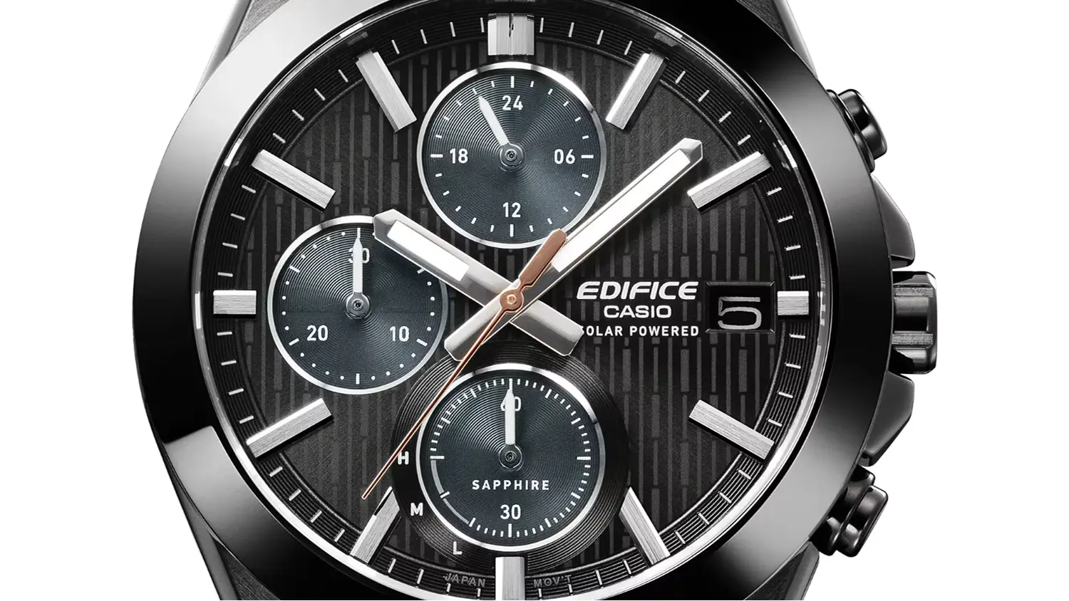 Detail cifern&iacute;ka hodiniek Casio s indik&aacute;ciou stavu bat&eacute;rie