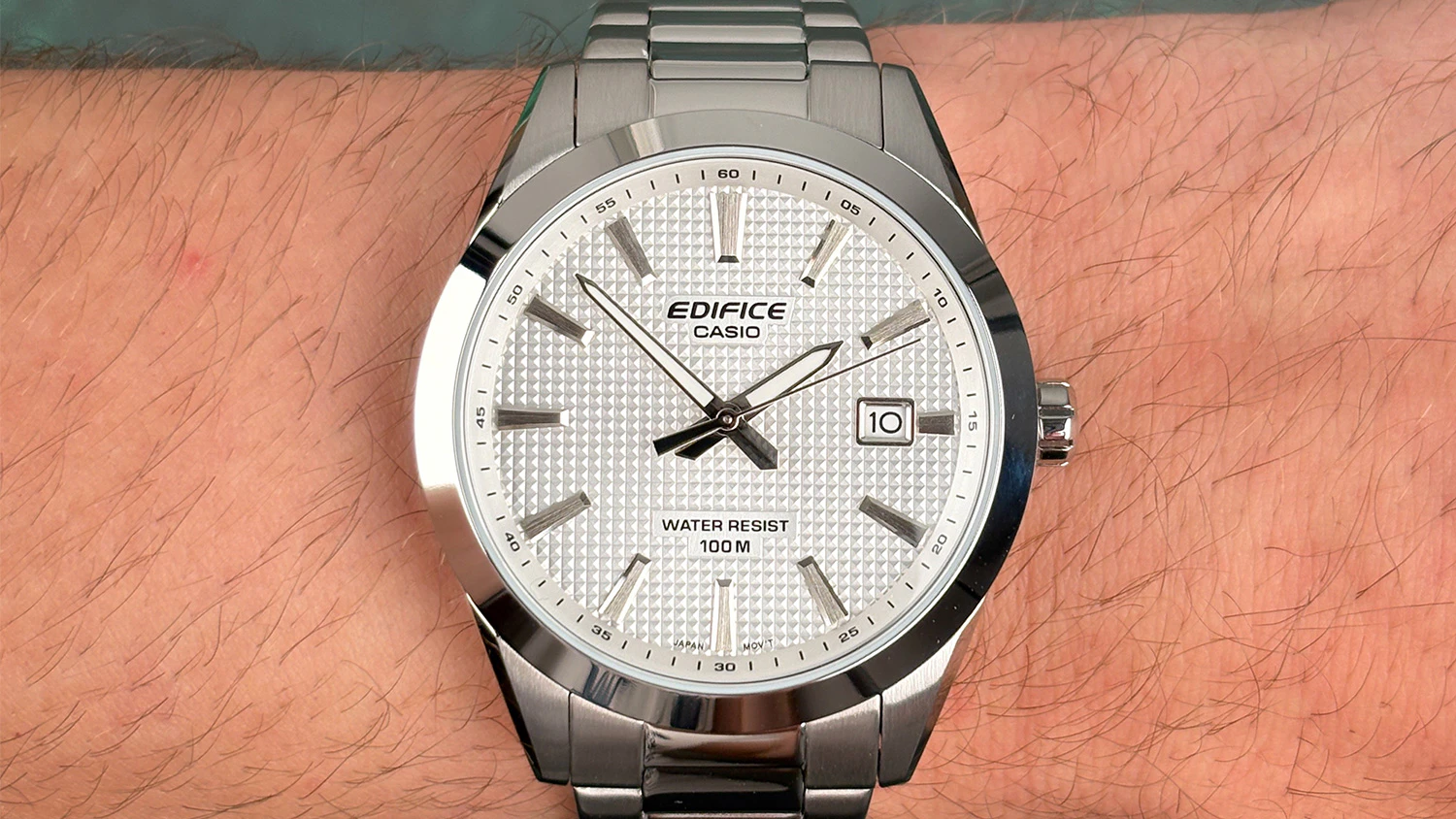 N&aacute;ramkov&eacute; hodinky Casio EFV-160D-7AVUEF na z&aacute;p&auml;st&iacute;