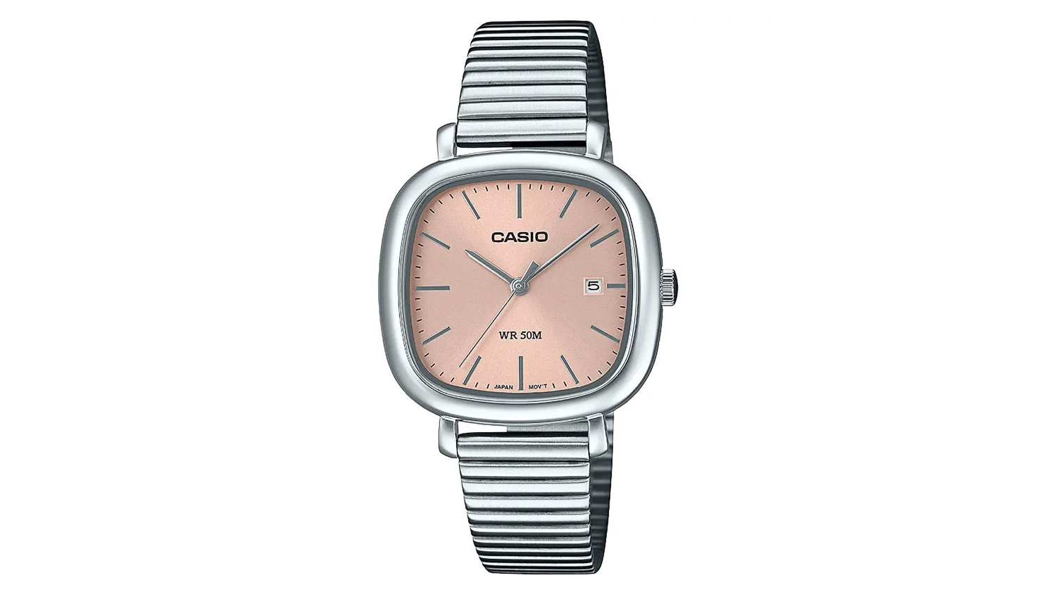 Dámské hodinky Casio LTP-B166D-4AVEF ružové horní pohled