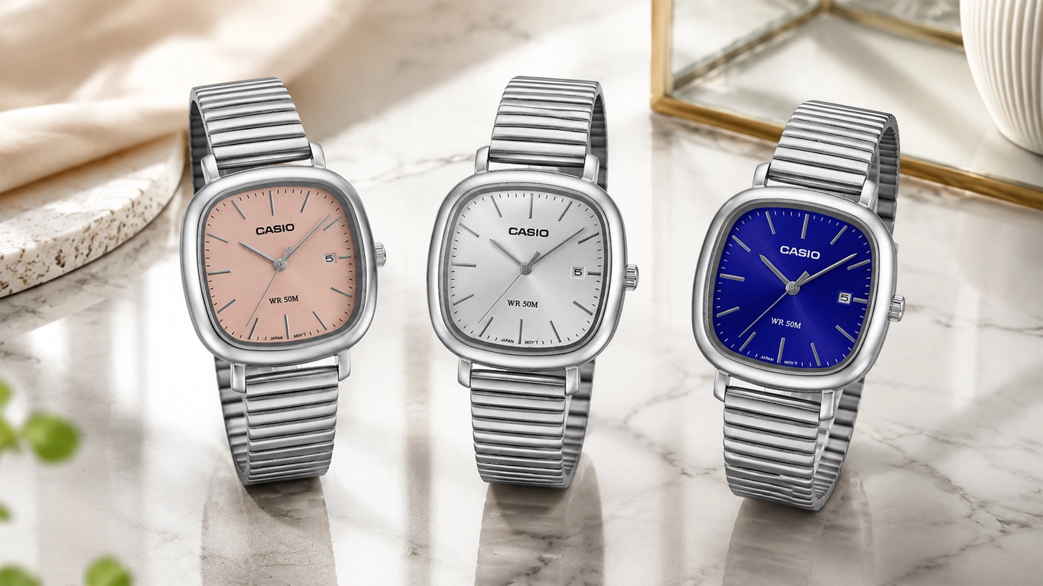 Hodinky Casio LTP-B166D-2AVEF v 3 farebných prevedeniach