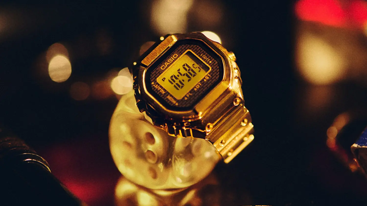 Hodinky v prsteni Casio CRW-001G-9