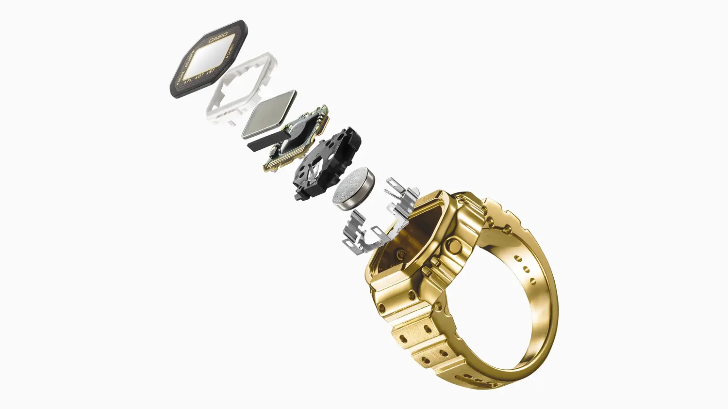 Hodinky v prsteni Casio CRW-001G-9
