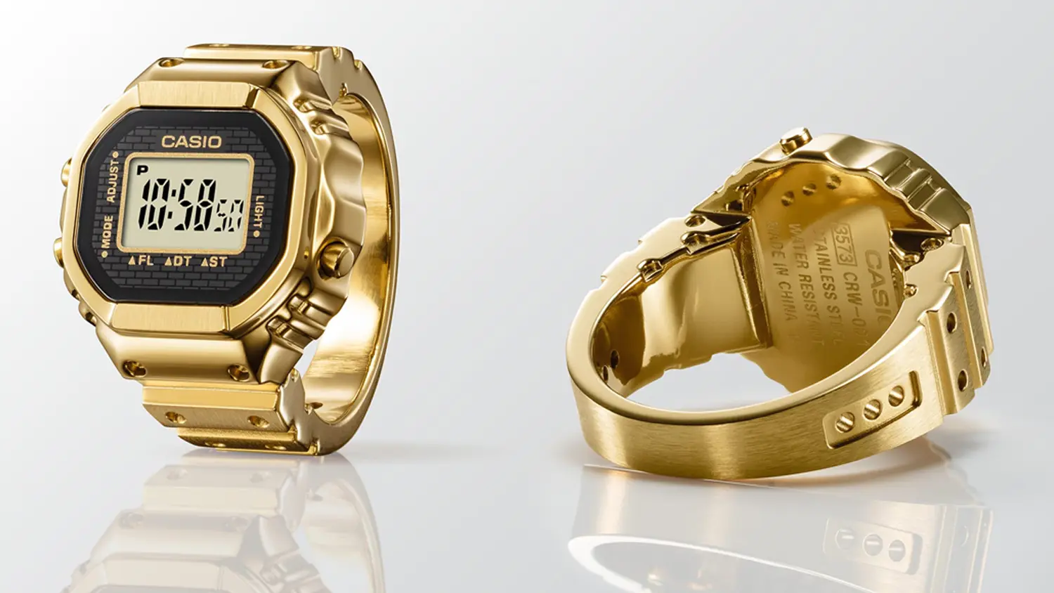 Hodinky v prsteni Casio CRW-001G-9