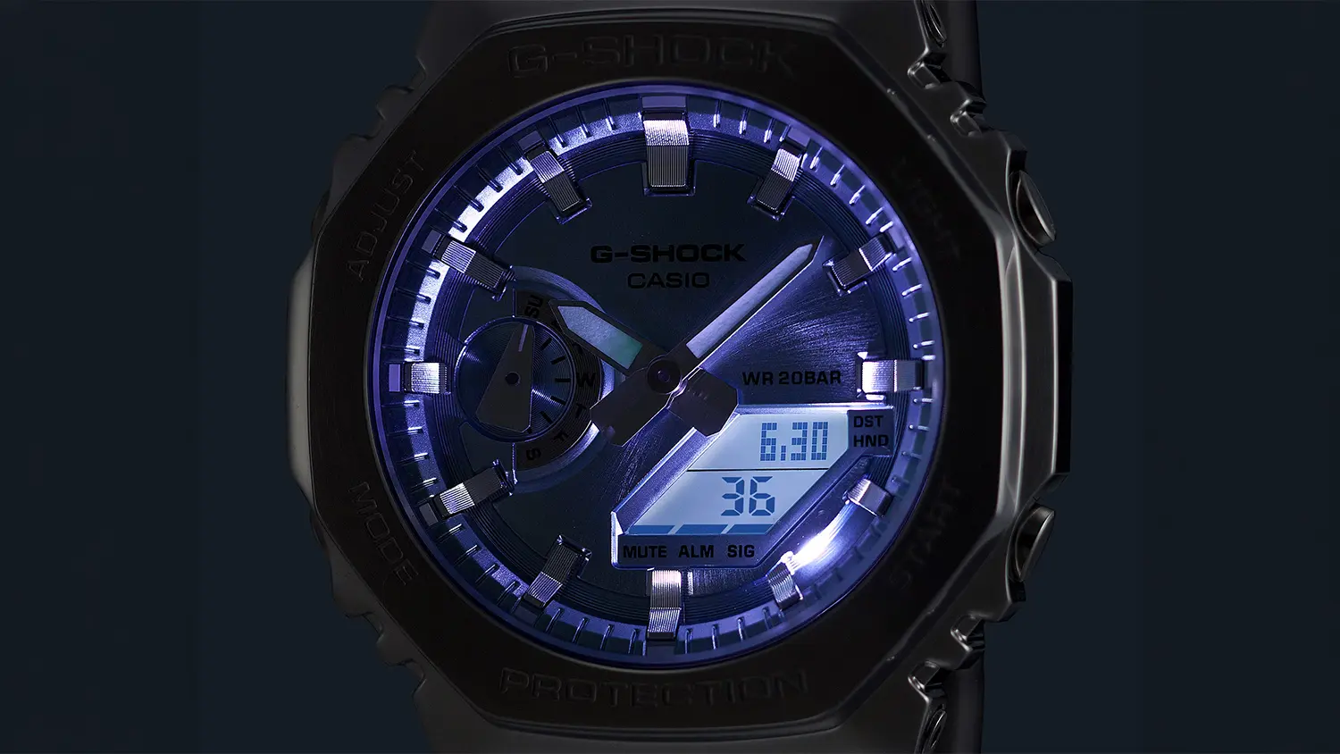 Digit&aacute;lne hodinky Casio G-SHOCK GM-2110D-3A