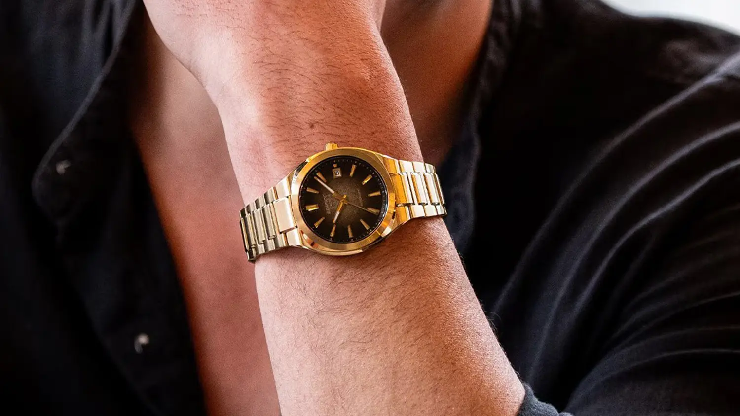 Detail ciferníku pánských náramkových hodinek Casio EFK-200DG-5AER