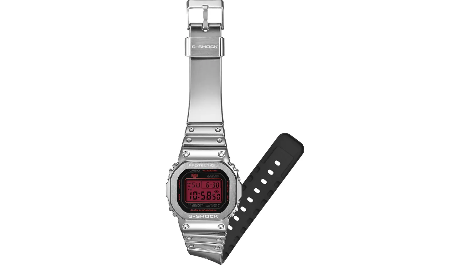 Hodinky Casio G-SHOCK GM-5600YRA-8ER so silik&oacute;nov&yacute;m remienkom