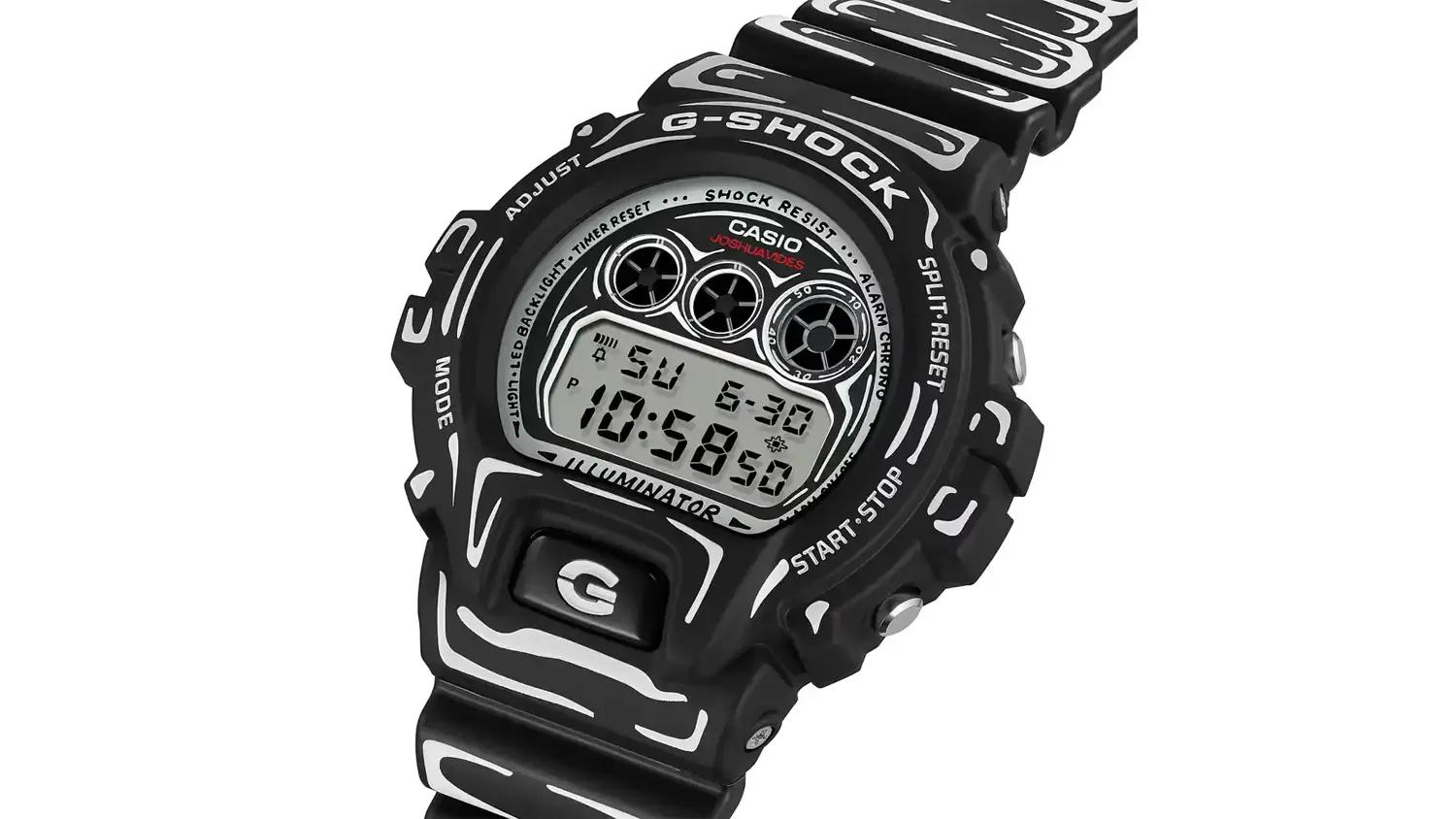 Náramkové hodinky Casio G-SHOCK DW-6900JV-1ER pohľad zo strany