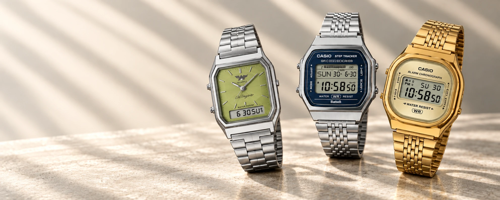 Kolekce hodinek CASIO VINTAGE