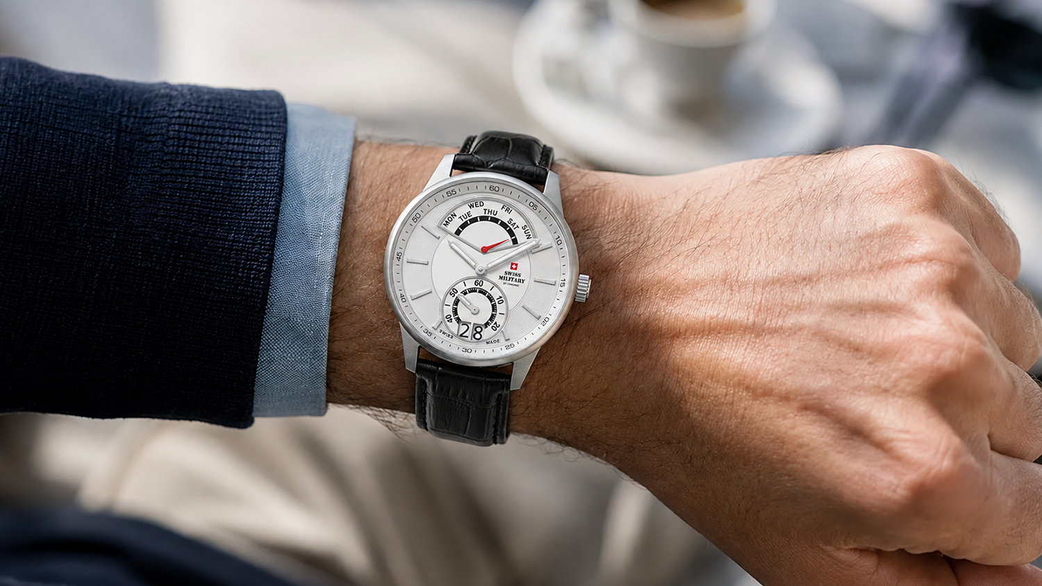 Detail p&aacute;nsk&yacute;ch hodinek Swiss Military by Chrono SM34037.04