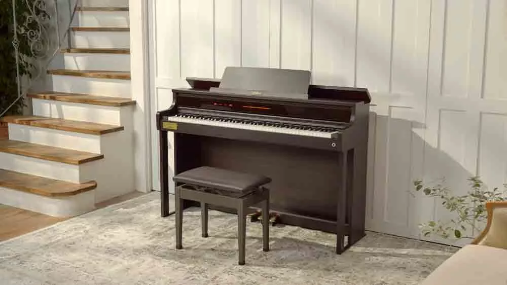 Digitální piano Casio AP 750 BN v interiéru_02