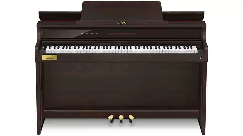Digitální piano Casio AP 750 BN z čela_04
