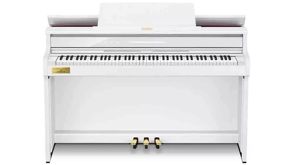 Digitální piano Casio AP 750 WE z čela_04