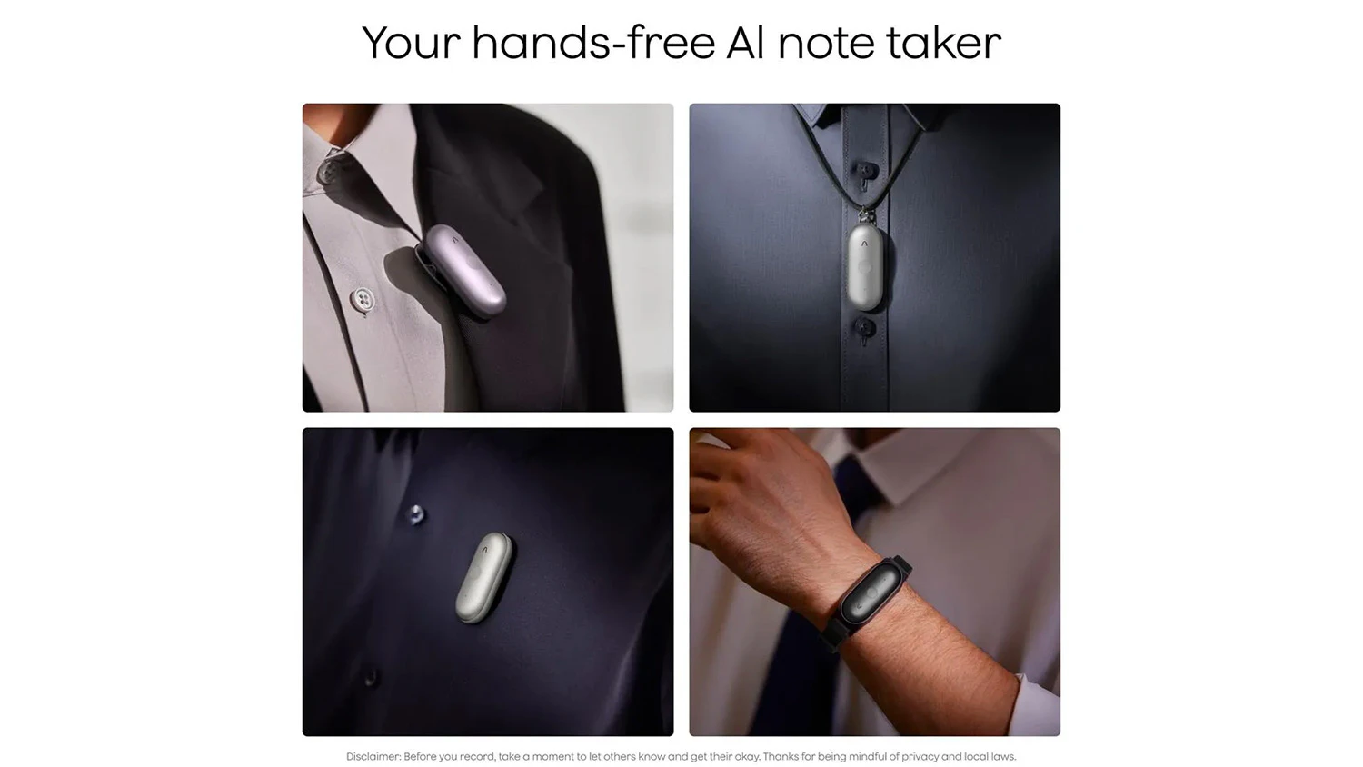 4 varianty použitia z&aacute;znamn&iacute;ka Plaud NotePin S