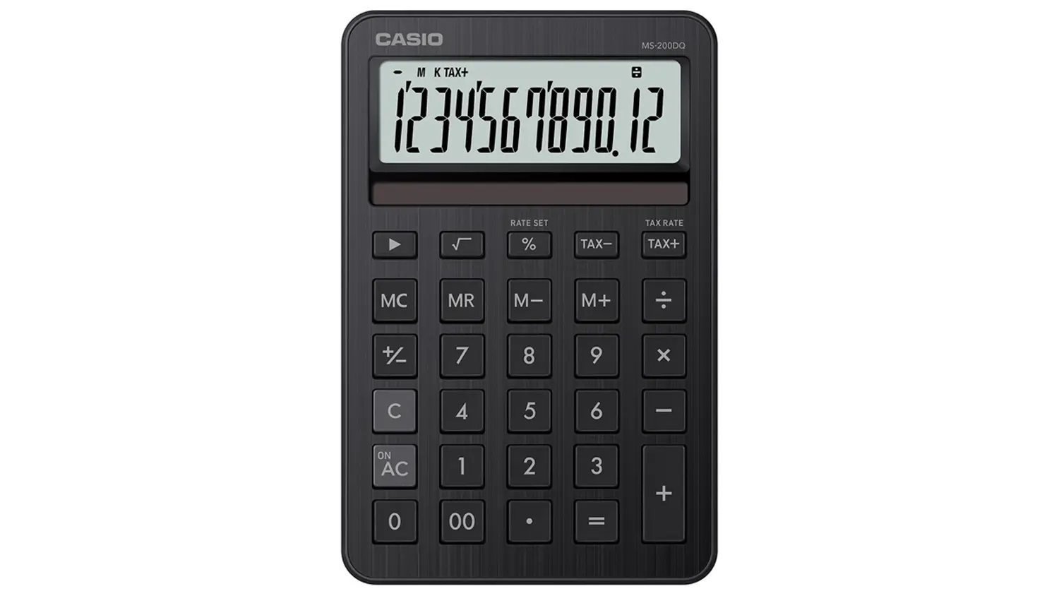 Stolová kalkulačka Casio MS 200 DQ WE biela