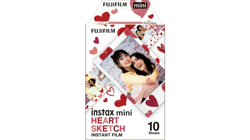 Instantn&iacute; film Fujifilm INSTAX MINI Heart Sketch WW 1_02