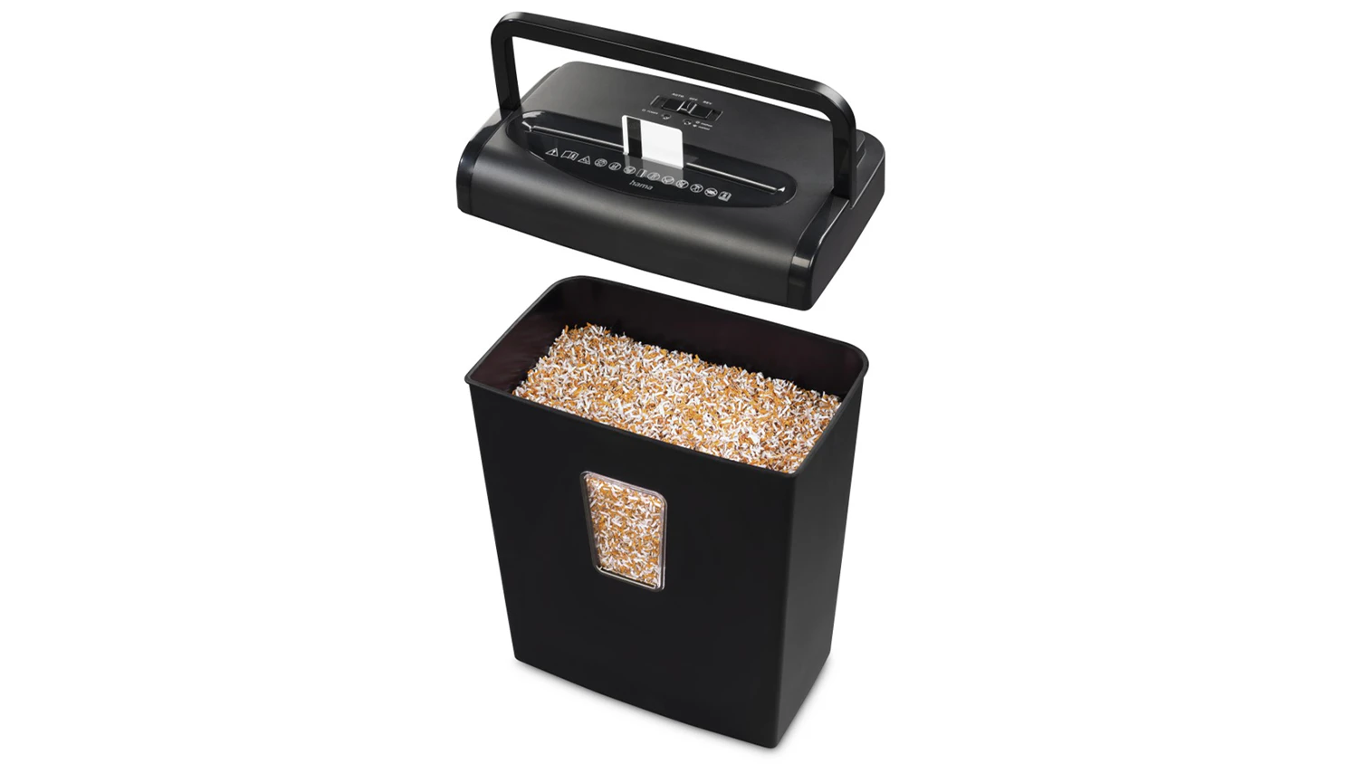 Skartovačka Hama Prime M80 so spracovan&yacute;m materi&aacute;lom