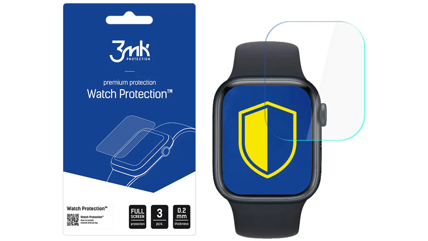 Ochrann&aacute; f&oacute;lie 3MK Watch Protection ARC pro Apple Watch 9 41mm