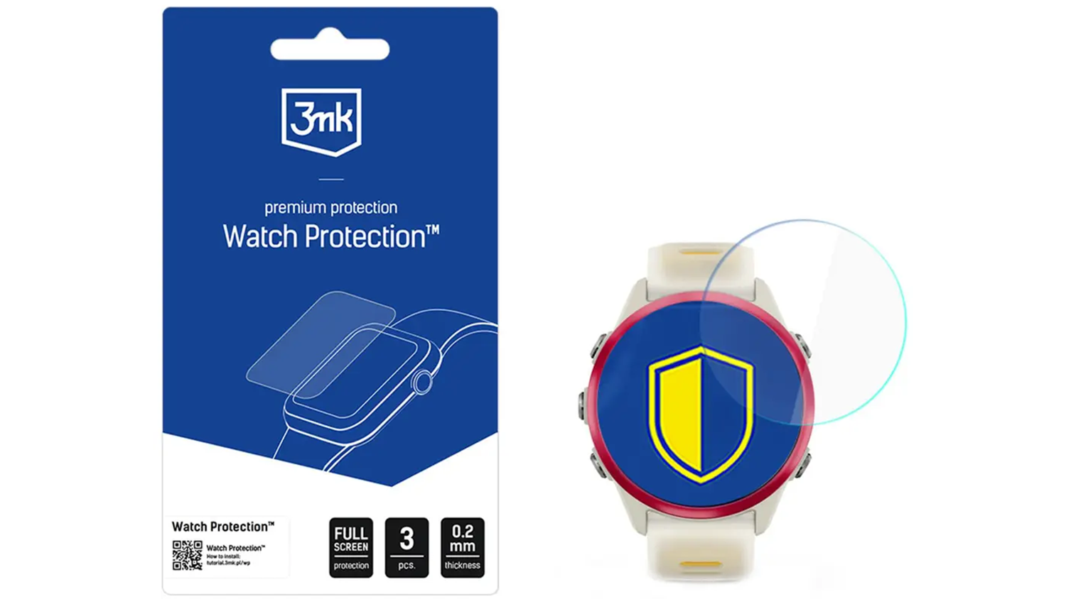 Ochrann&aacute; f&oacute;lie 3MK Watch Protection ARC pro Garmin Forerunner 570 42mm