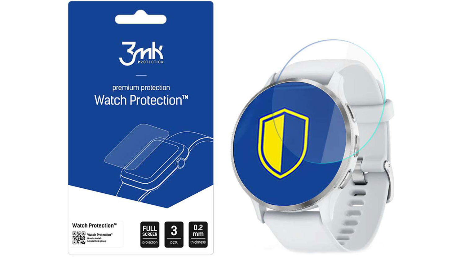Ochranná fólie 3MK Watch Protection ARC pro Garmin Venu 3