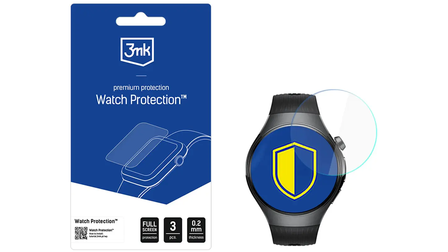 Ochrann&aacute; f&oacute;lie 3MK Watch Protection ARC pro Huawei Watch 5 46mm