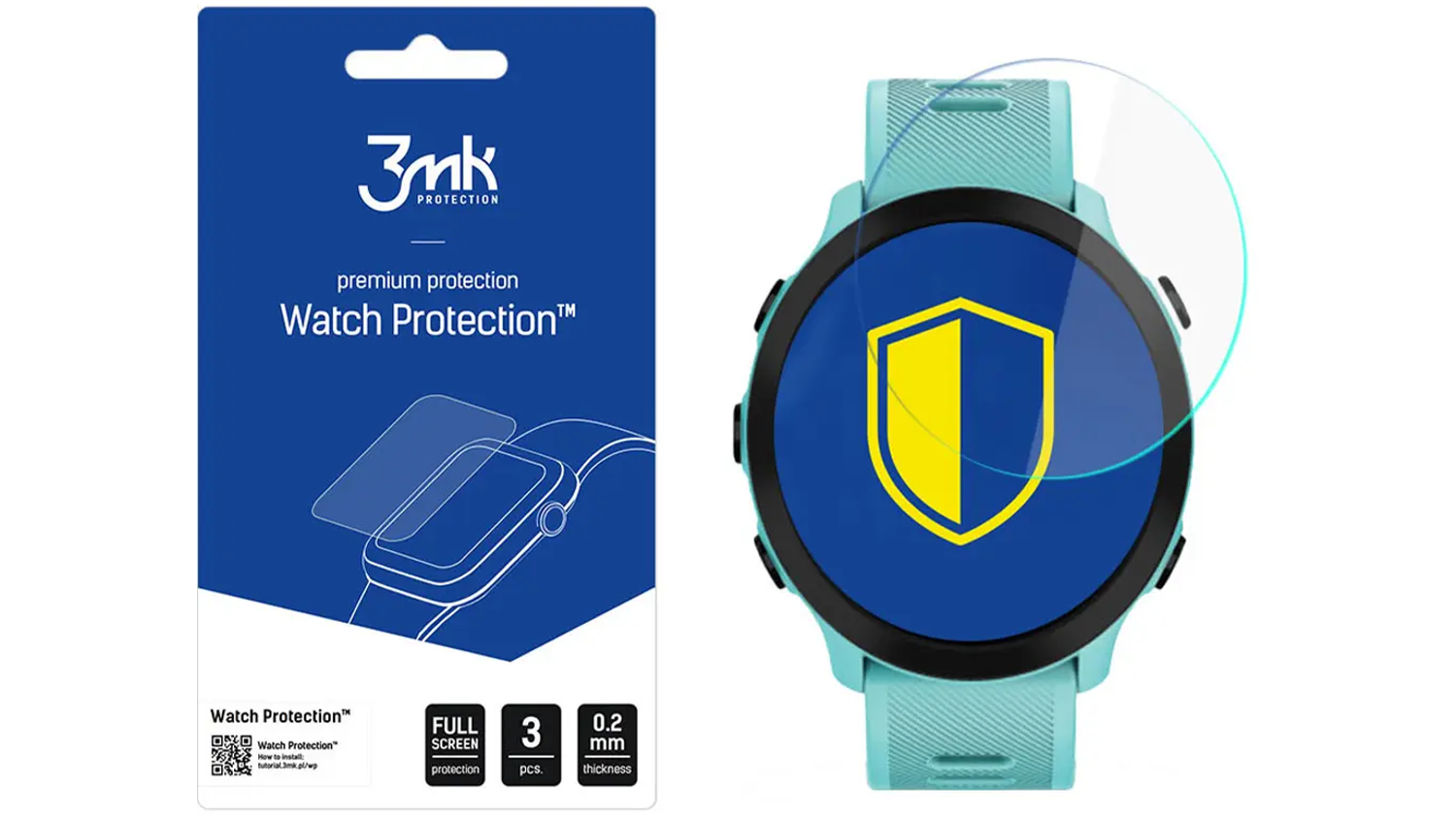 Ochranné sklo 3MK Watch Protection FlexibleGlass pro Garmin Forerunner 55