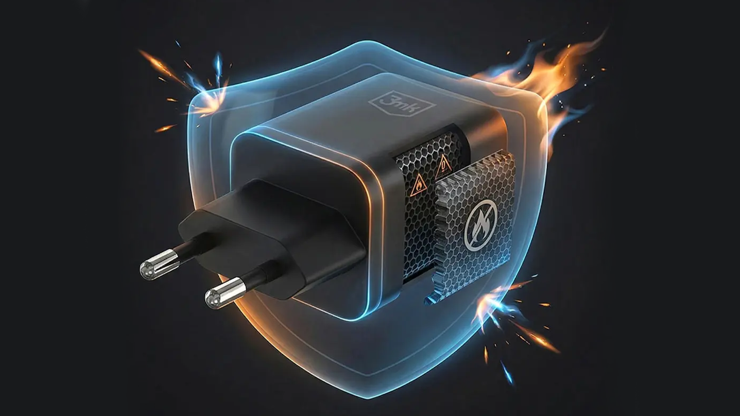 Nabíjecí adaptér 3mk Hyper Charger PD 45W s vizualizací ochrany