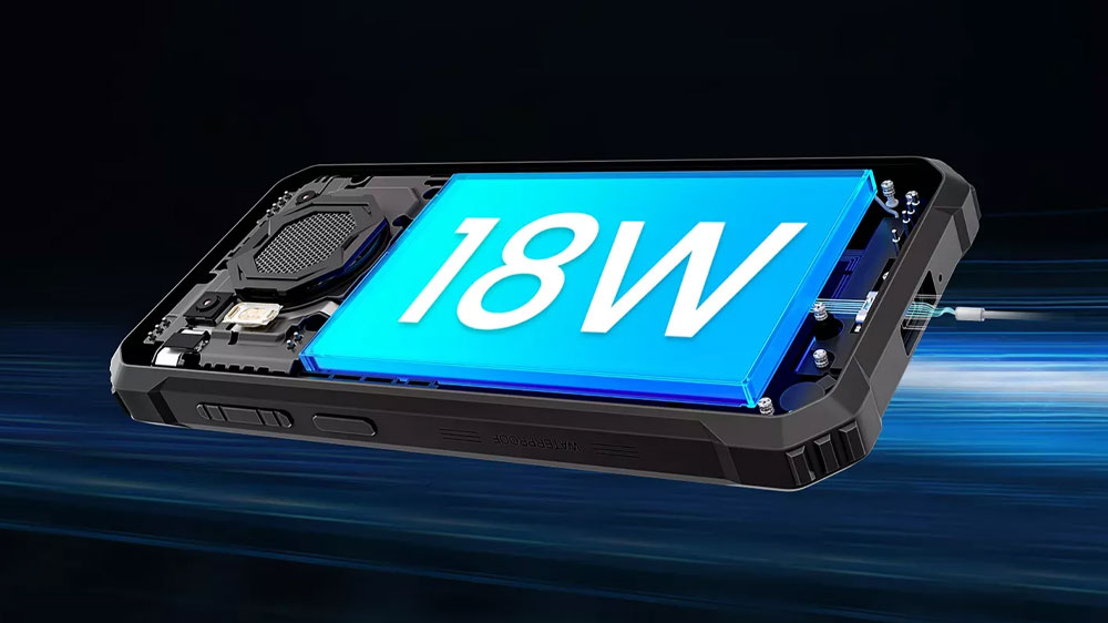 Vizualizace 18W nabíjení telefonu Aligator Blackview BV6200 PLUS_05