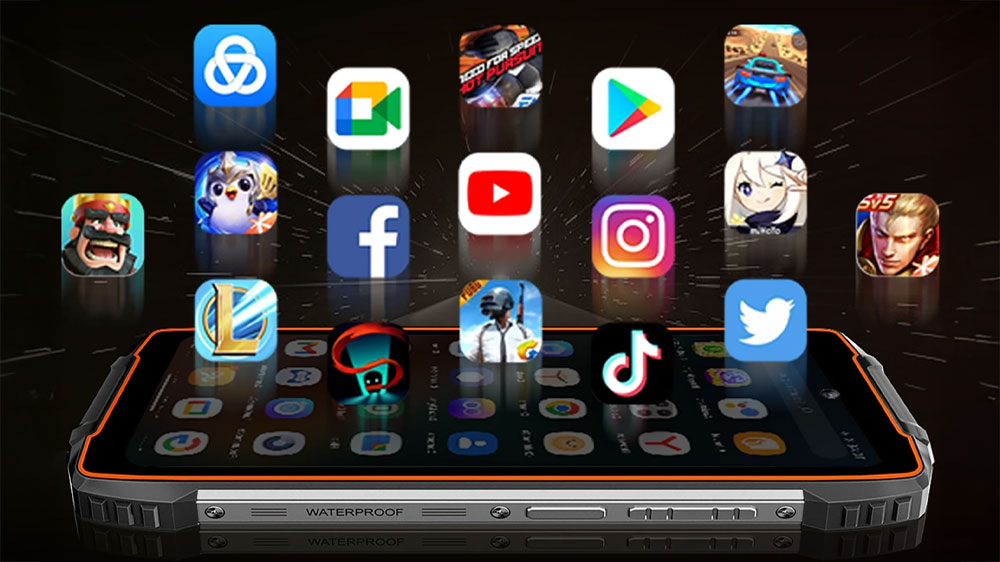 Grafika ikon aplikací na telefonem Aligator Blackview BV8200_04