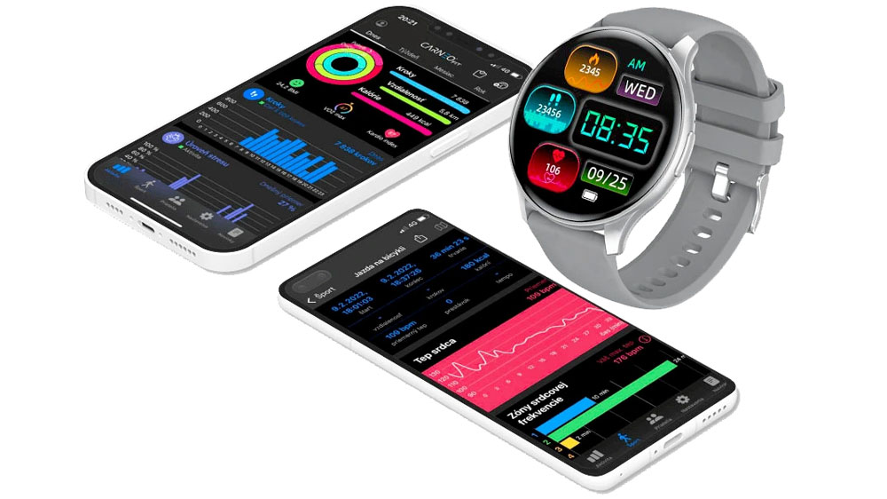 Smart hodinky CARNEO Gear+ Essential 2nd gen Silver a propojení s telefonem_03