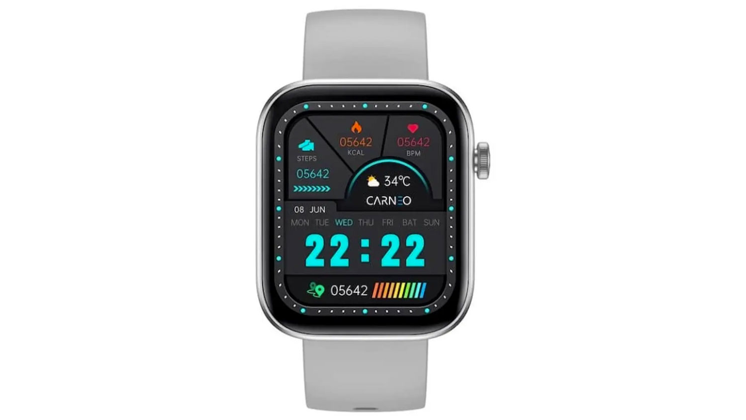 Inteligentn&eacute; hodinky Carneo Zenith HR+ silver.