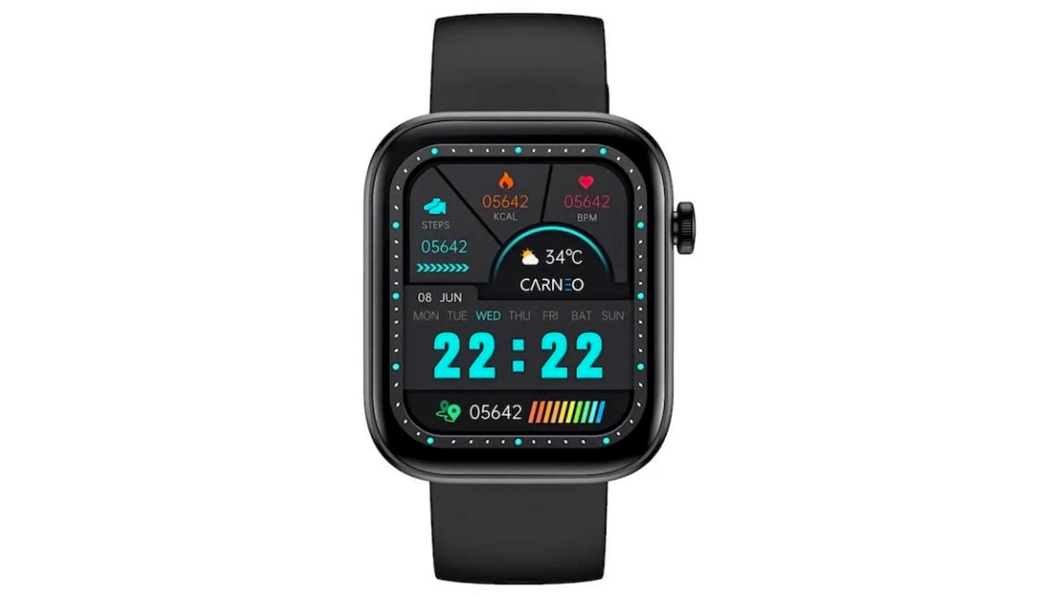 Inteligentn&eacute; hodinky Carneo Zenith HR+ black.