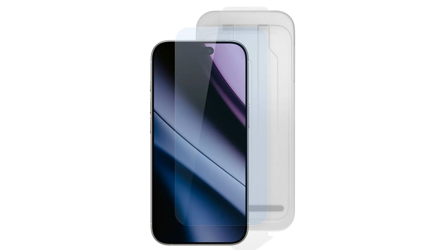 Ochrann&eacute; sklo na displej Epico IM Glass iPhone 17 s aplik&aacute;torem.