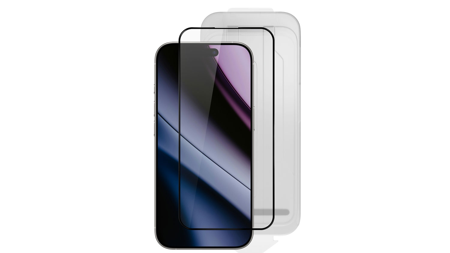 Ochrann&eacute; sklo na displej Epico IM Glass iPhone s aplik&aacute;torem.
