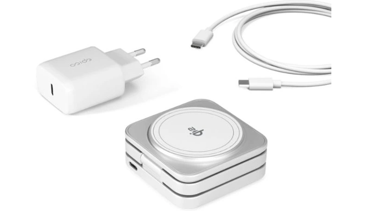 Složen&aacute; konstrukce nab&iacute;ječky Epico a kabel s adapt&eacute;rem