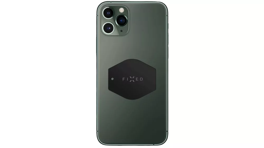 Magnetický plíšek FIXED Icon Plates na mobilním telefonu_02