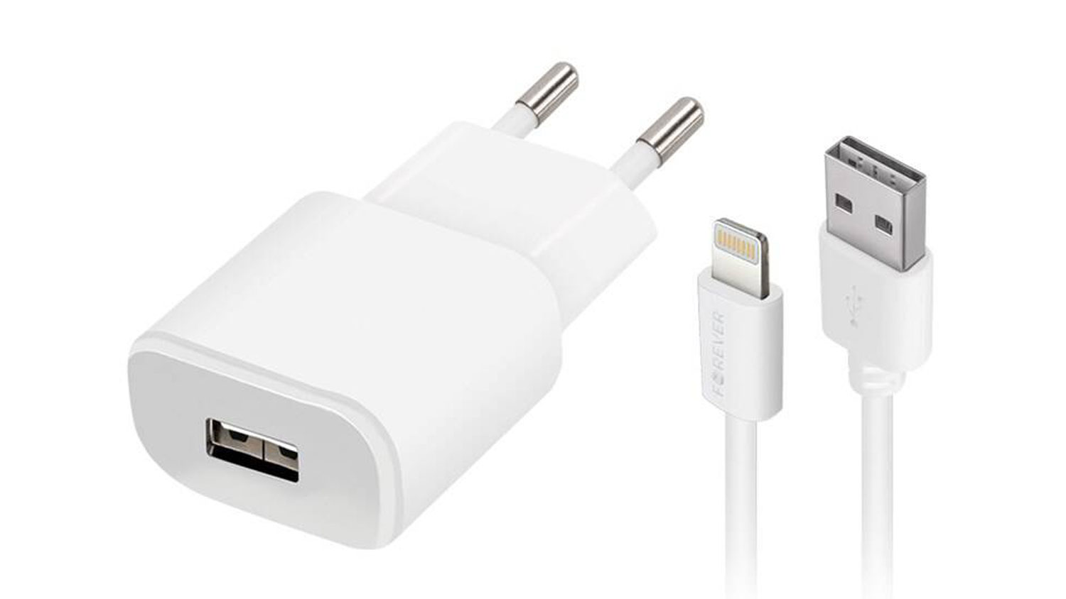 Nab&iacute;ječka do s&iacute;tě Forever USB 2A TC-01