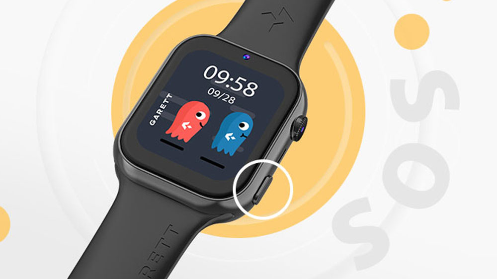 Chytré hodinky Garett Kids Twin 2 4G Black a SOS tlačítko_02