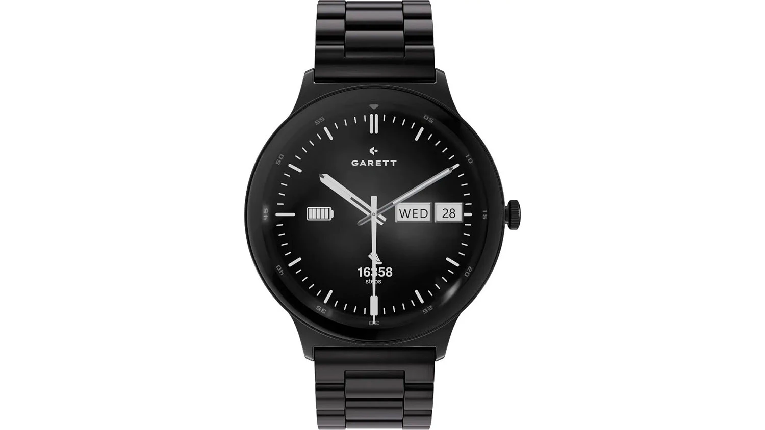 Chytré hodinky Garett Quantum Black Steel