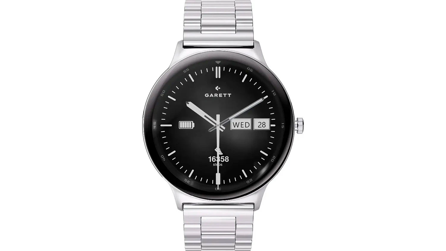 Chytr&eacute; hodinky Garett Quantum Silver Steel
