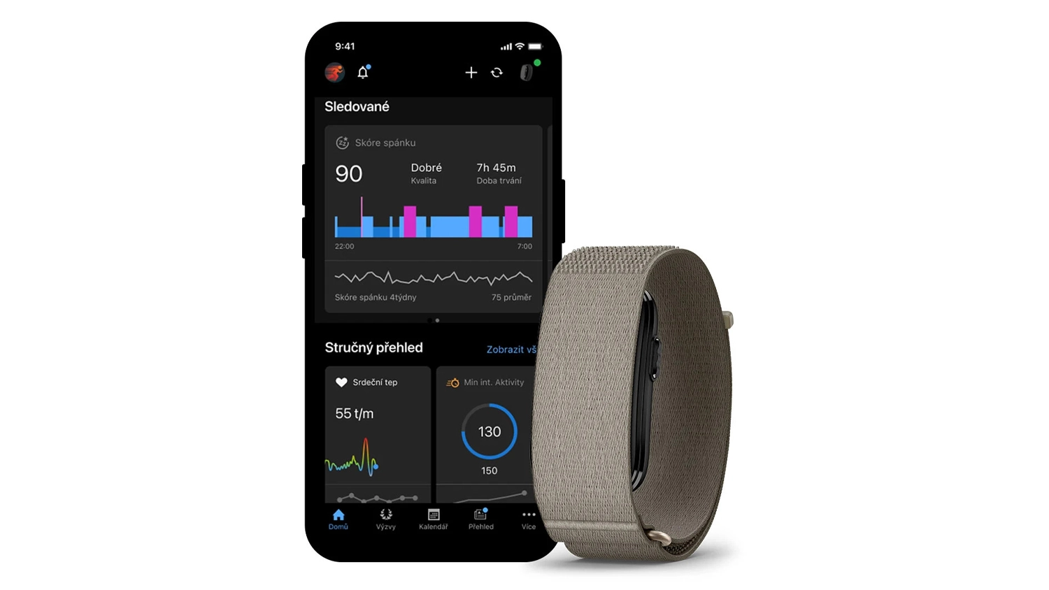 Propojení s aplikací Garmin Connect