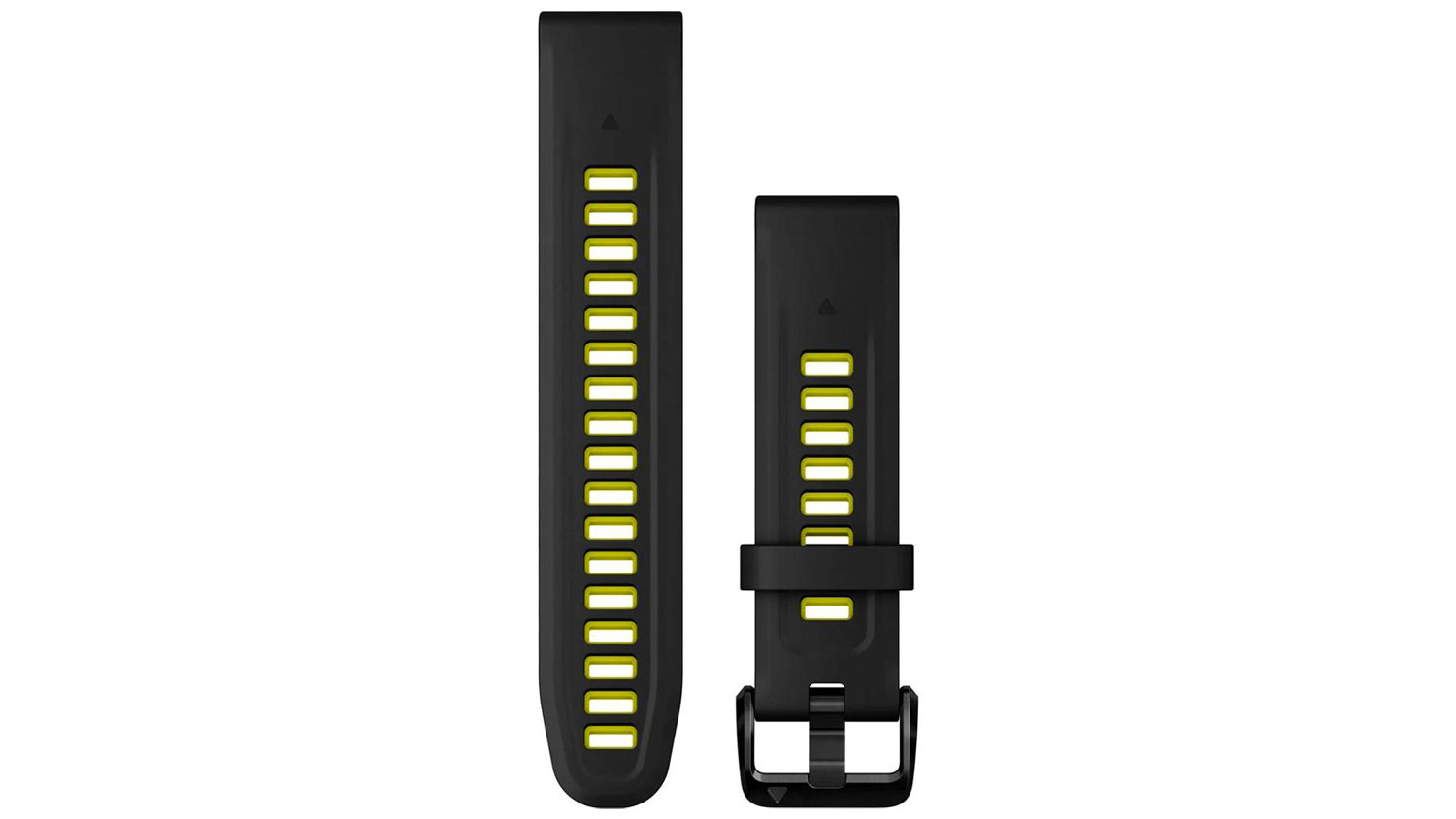 Řemínek na hodinky Garmin QuickFit 20 mm silikon Black/Electric Lime