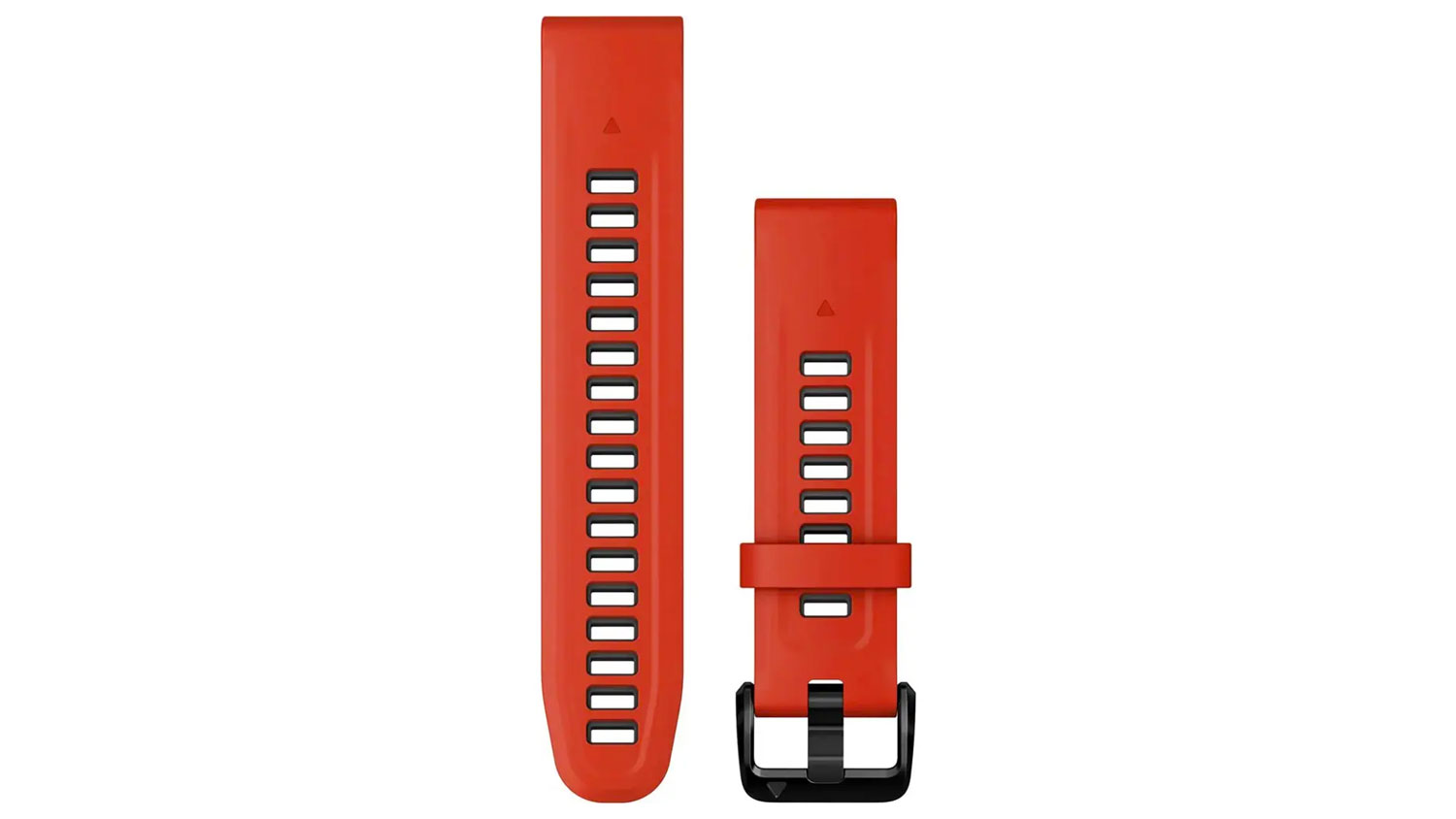 Řemínek na hodinky Garmin QuickFit 20 mm silikon červená / tmavě šedá