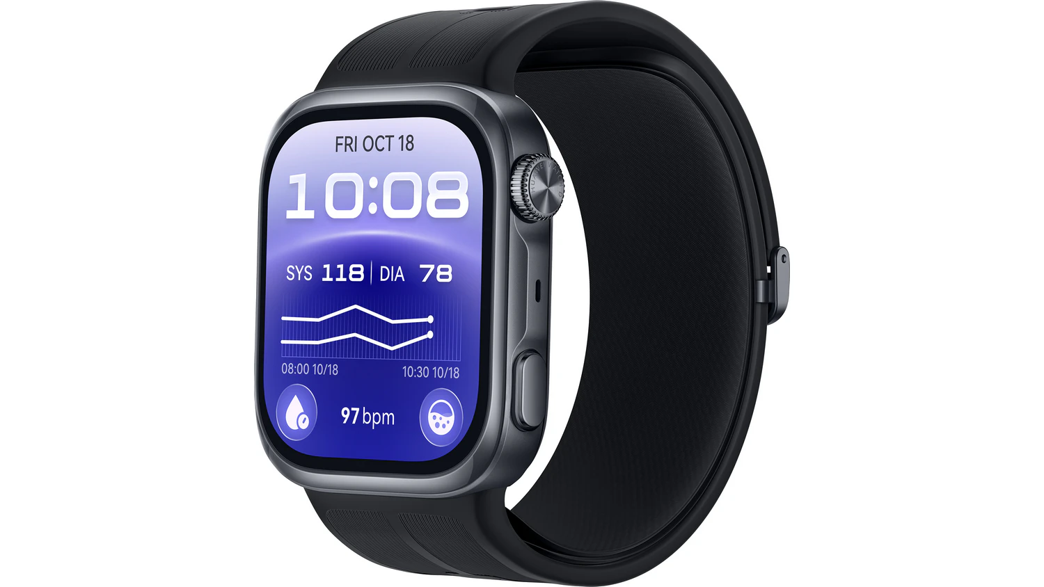 Chytré hodinky Huawei Watch D3, černé