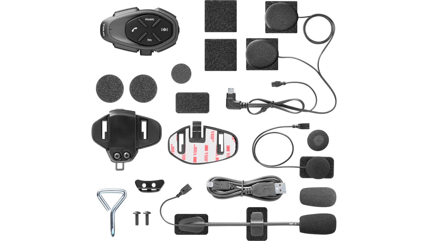 Handsfree headset Interphone &ndash; obsah balen&iacute;